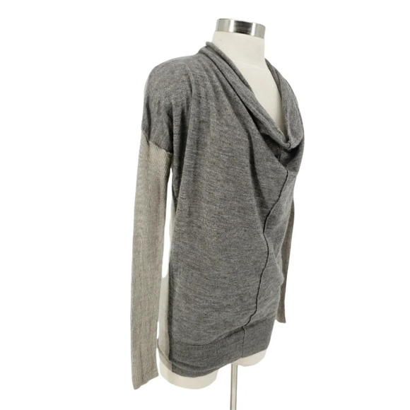 Rebecca Taylor Sweater Cowl Neck Tunic Wool Long Sleeve Knit Pullover - Picture 2 of 6